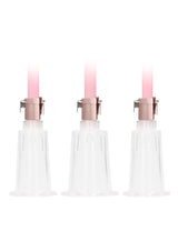 Klitoris- und Brustwarzenpumpen-Set Large Pink 76,5 cm – Ansicht 5