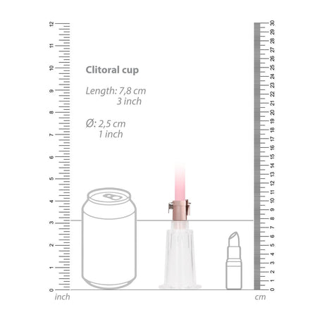 Klitoris- und Brustwarzenpumpen-Set Medium Pink 74,5 cm – Ansicht 7