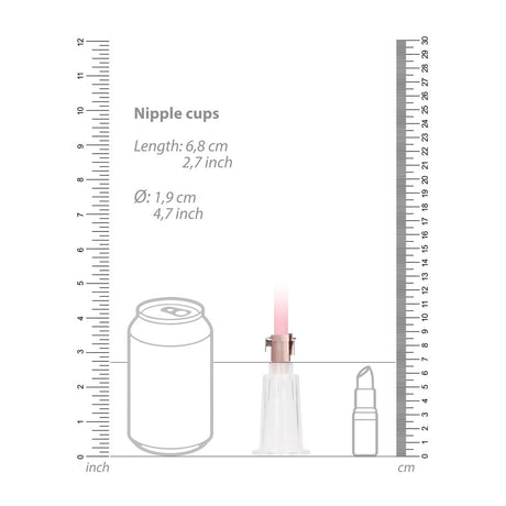 Klitoris- und Brustwarzenpumpen-Set Medium Pink 74,5 cm – Ansicht 6