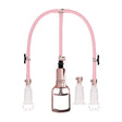Klitoris- und Brustwarzenpumpen-Set Medium Pink 74,5 cm