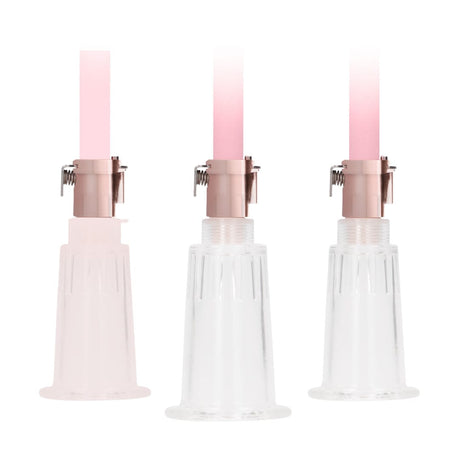 Klitoris- und Brustwarzenpumpen-Set Medium Pink 74,5 cm – Ansicht 5