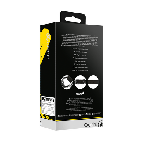 Knebel Deep Throat Schwarz 66,4 x Ø 4,7 cm – Ansicht 3