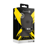 Knebel Ouch Deep Throat mit Metallring 66,4 x Ø 4,7 cm Schwarz – Ansicht 2