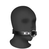Knebel Ouch Deep Throat mit Metallring 66,4 x Ø 4,7 cm Schwarz