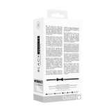 Knebel Ouch Black and White mit Knochen aus Silikon 12,2 x Ø 2 cm Schwarz – Ansicht 3