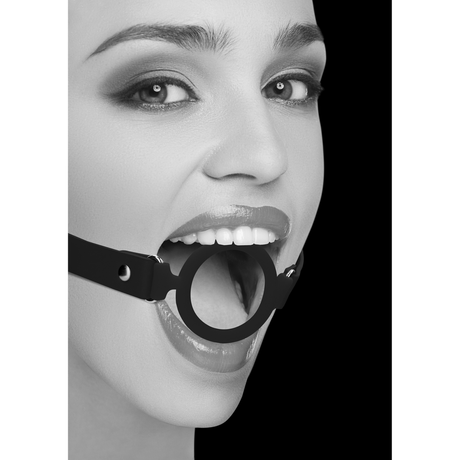 Knebel Ouch Black and White mit Silikonring Schwarz 57 x Ø 5,2 cm – Ansicht 6