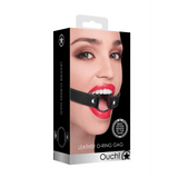 Knebel Ouch mit O-Ring und Lederriemen Schwarz 67,5 cm – Ansicht 2