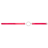 Knebel Ouch mit O-Ring XL und Lederriemen Rot