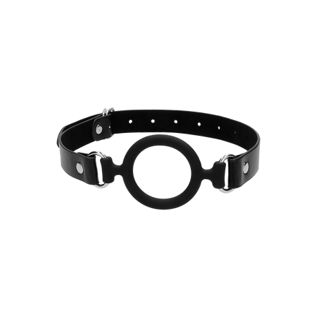 Knebel Ouch Silikonring mit Lederriemen Schwarz 57 x Ø 5 cm – Ansicht 4