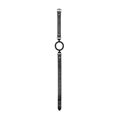Knebel Ouch Silikonring mit Lederriemen Schwarz 57 x Ø 5 cm – Ansicht 5