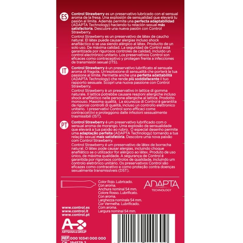 Kondom Adapta Strawberry 12 St. – Ansicht 2