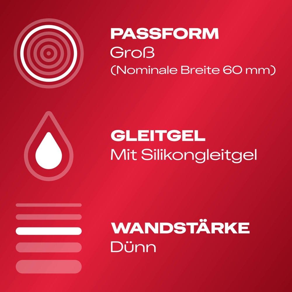 Kondome Durex Gefühlsecht Extra Groß 30er