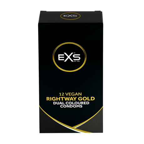 Kondome Rightway Gold zweifarbig 12 Stück – Ansicht 2