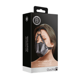 Kopfharness Ouch mit Mundabdeckung und Ball mit Luftlöchern 55,2 x Ø 3,9 cm Schwarz – Ansicht 2