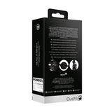 Kopfharness Ouch mit Mundabdeckung und Ball mit Luftlöchern 55,2 x Ø 3,9 cm Schwarz – Ansicht 3
