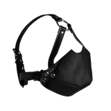 Kopfharness Ouch mit Mundabdeckung und Ball mit Luftlöchern 55,2 x Ø 3,9 cm Schwarz – Ansicht 4