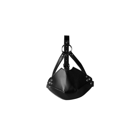 Kopfharness Ouch mit Mundabdeckung und Ball mit Luftlöchern 55,2 x Ø 3,9 cm Schwarz – Ansicht 5