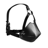 Kopfharness Ouch mit Mundabdeckung und festem Ball 55,2 x Ø 3,9 cm Schwarz – Ansicht 4
