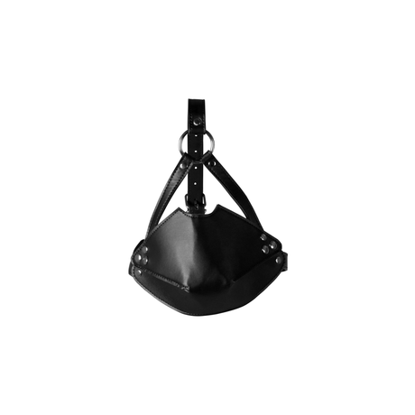 Kopfharness Ouch mit Mundabdeckung und festem Ball 55,2 x Ø 3,9 cm Schwarz – Ansicht 5
