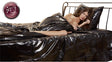 Lack Bettbezug schwarz 135 x 200 cm