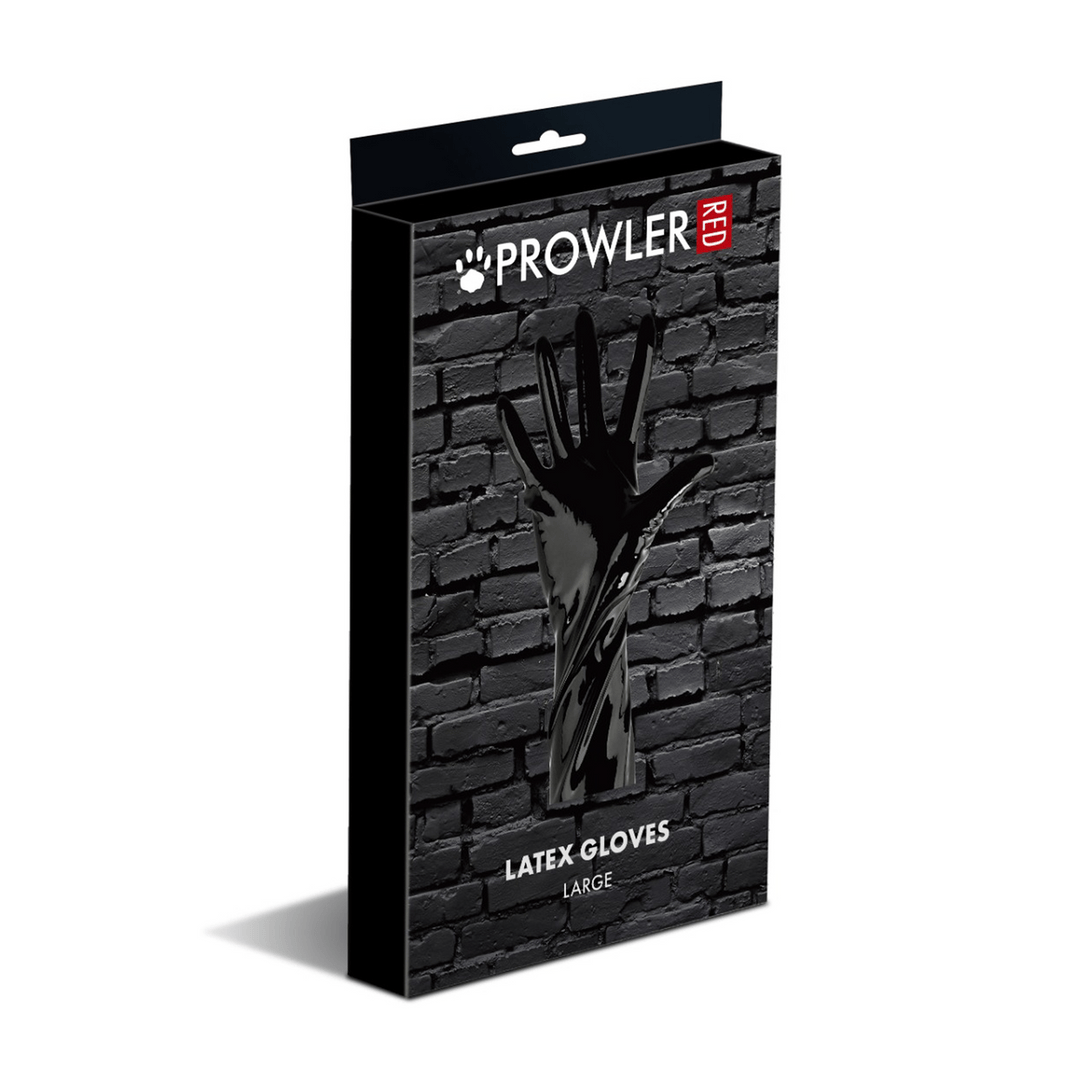 Latexhandschuhe Groß Schwarz 35 cm – Ansicht 2