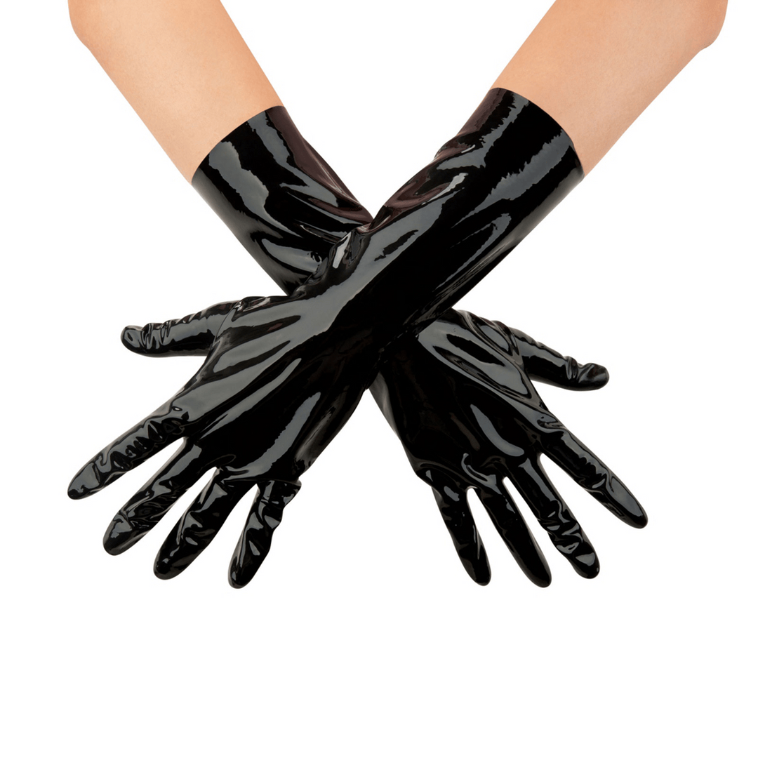 Latexhandschuhe Groß Schwarz 35 cm