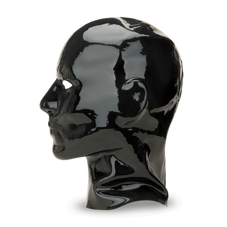 Latexhaube Schwarz 30 x 58 cm – Ansicht 4
