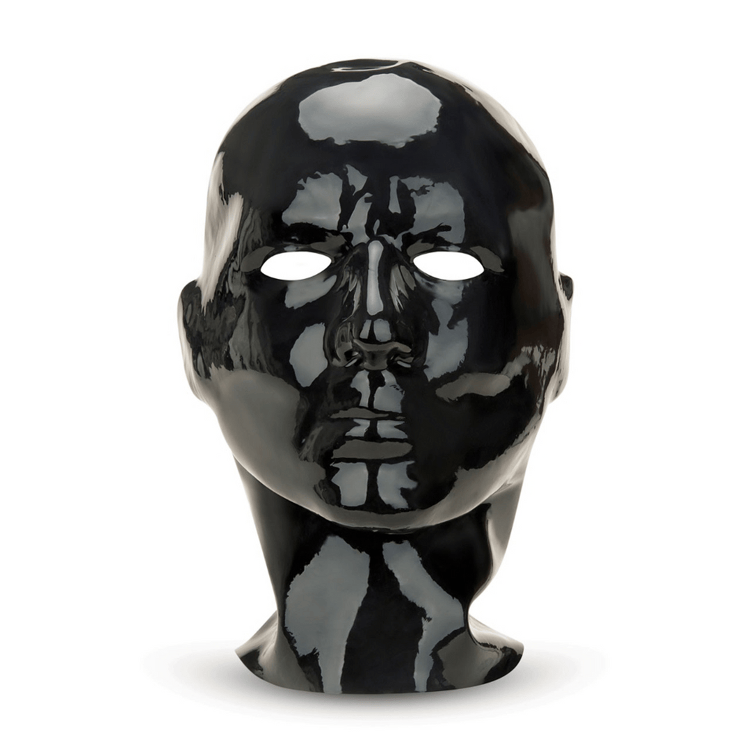 Latexhaube Schwarz 30 x 58 cm
