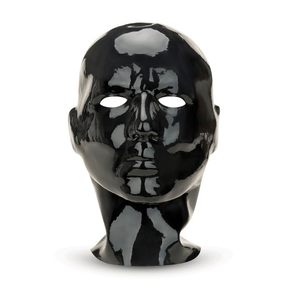 Latexhaube Schwarz 30 x 58 cm