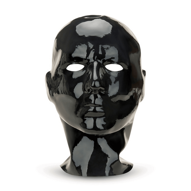 Latexhaube Schwarz 30 x 58 cm