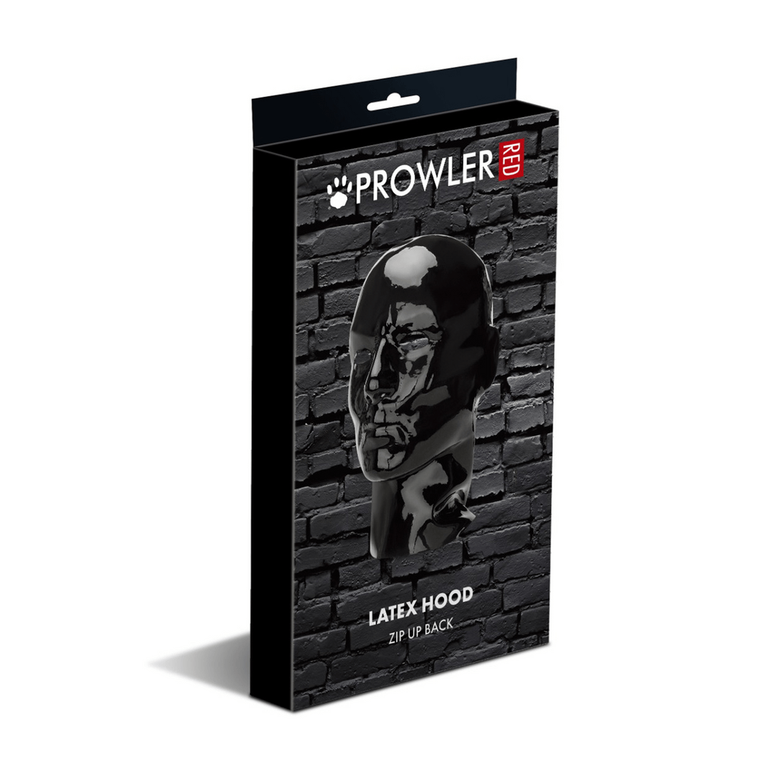 Latexhaube Schwarz 30 x 58 cm – Ansicht 2