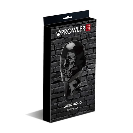 Latexhaube Schwarz 30 x 58 cm – Ansicht 2