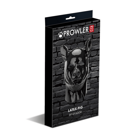 Latexhaube Schwein Schwarz 30 x Ø 58 cm – Ansicht 2