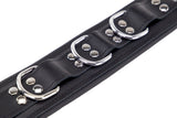 Lederhalsband gepolstert