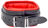 Lederhalsband gepolstert