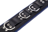 Lederhalsband gepolstert