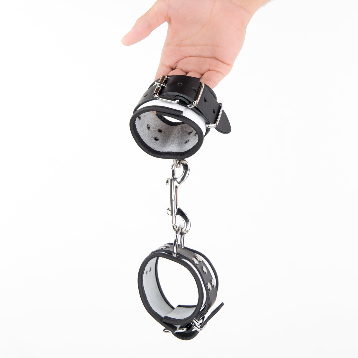 Lederhandschellen D-Ring