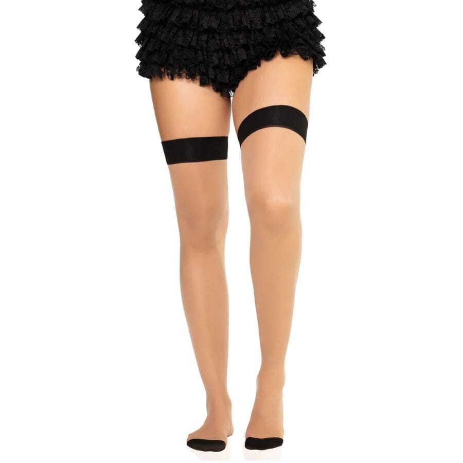Strümpfe 1963 Spandex-Strümpfe mit Nähten im Hinterteil Schwarz Einheitsgrösse.4