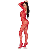 Bodystocking Spitzen-Bodystocking Rot Eine.3