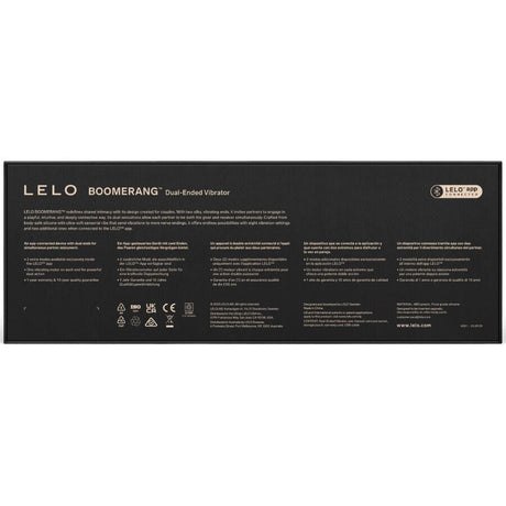 Lelo - Boomerang Doppelender Vibrator Kirsch