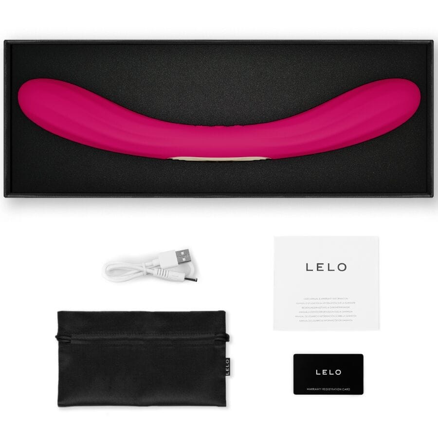 Lelo - Boomerang Doppelender Vibrator Kirsch