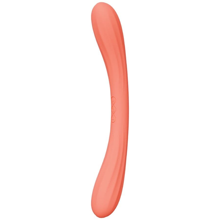Lelo - Boomerang Doppelender Vibrator Korallenrot