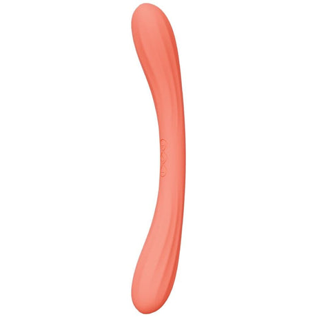 Lelo - Boomerang Doppelender Vibrator Korallenrot