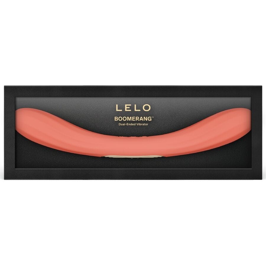 Lelo - Boomerang Doppelender Vibrator Korallenrot