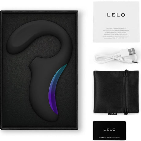 Lelo - Enigma Wave Dreifach-Vibrationsmassagegerät Schwarz