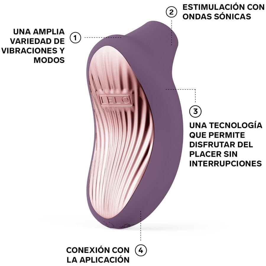 Vibrator Sona 3 Cruise Sonic Klitormassager Plum.3
