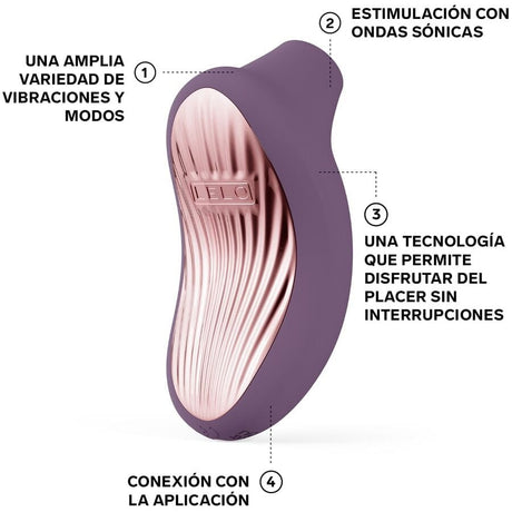 Vibrator Sona 3 Cruise Sonic Klitormassager Plum.3