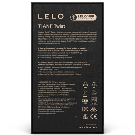 Lelo - Tiani Twist Couples Vibrator Foam