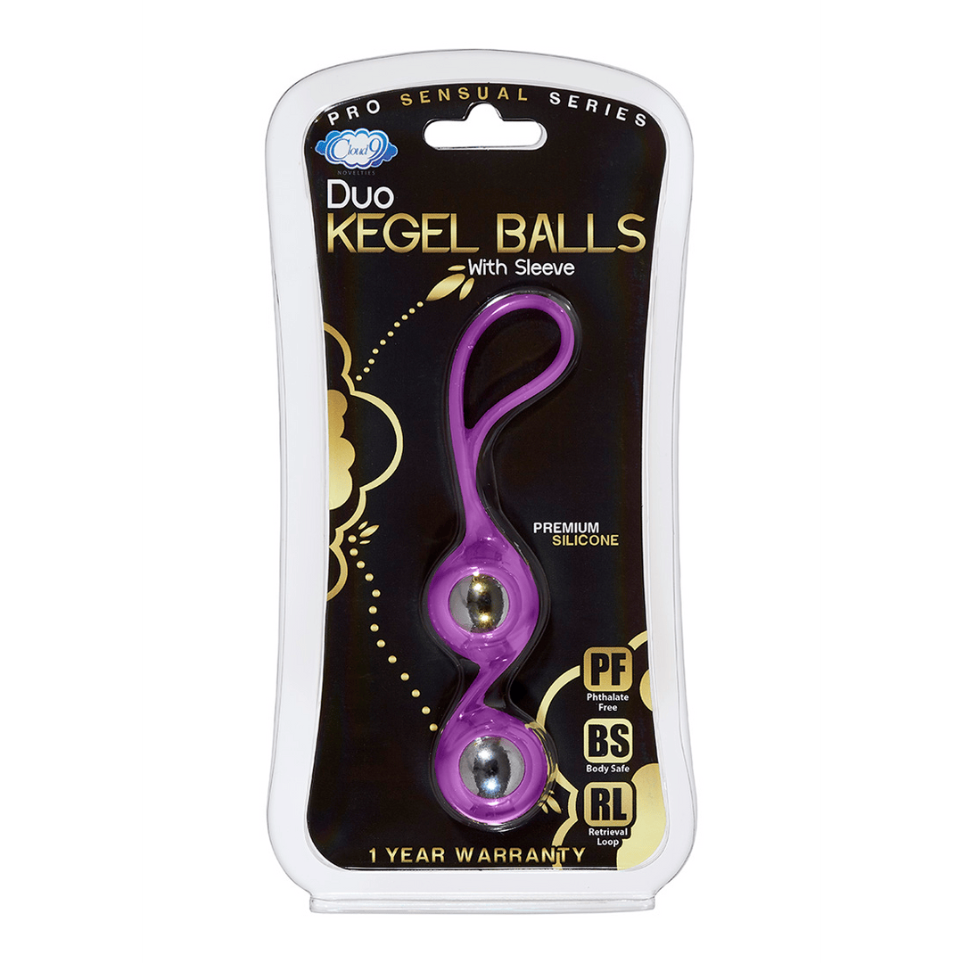 Liebeskugeln Duo mit Hülle Violett 8,6 cm – Ansicht 2