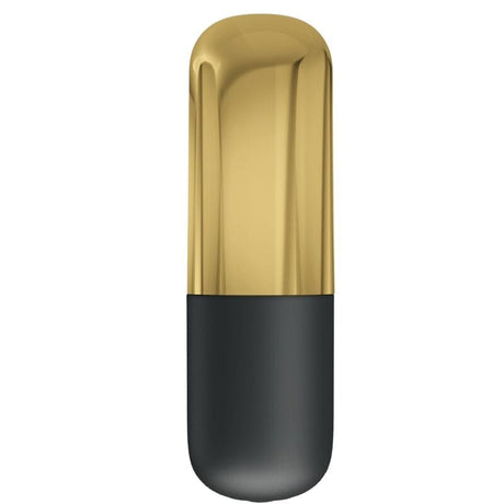 Liebeskugeln Goldener Wiederaufladbarer Kugelvibrator Schwarz